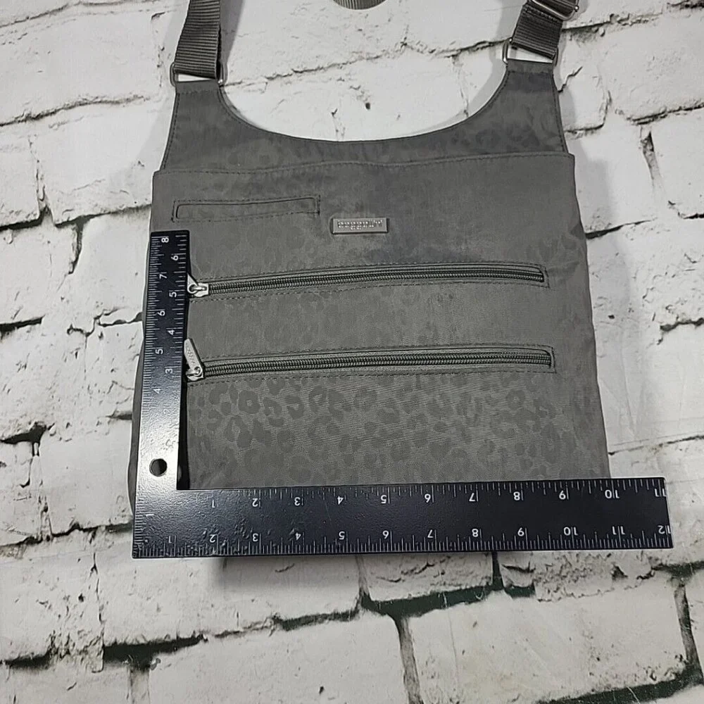 Baggalinni  Crossbody Bag Tote Bag Purse Womens Gray‎ Multi-Pocket